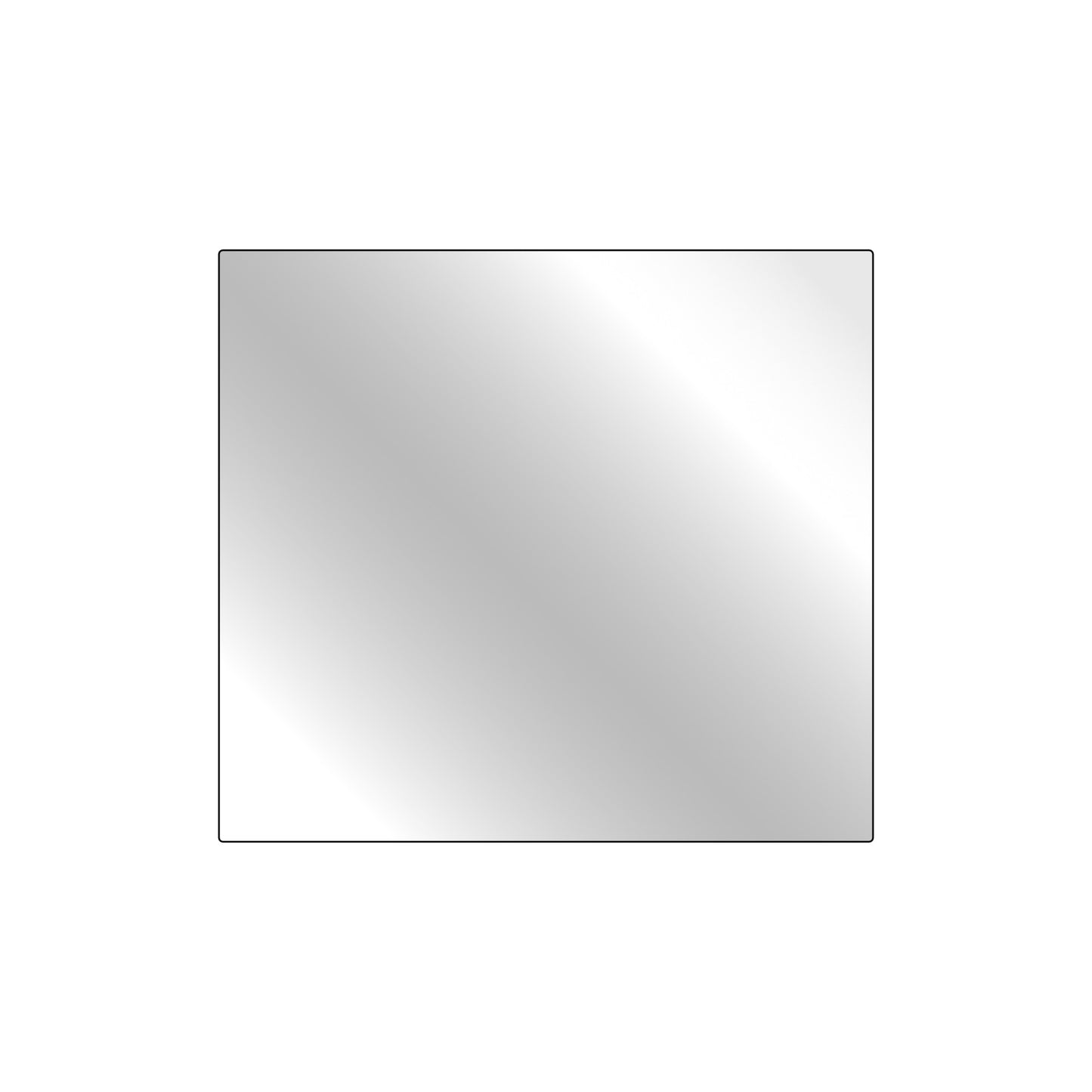 Schutzglas 115 x 104 mm