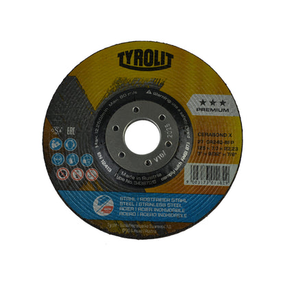 Tyrolit premium  CERABOND 125 x 7,0 x 22,23 mm